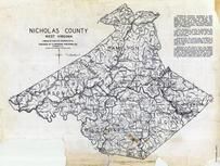 Nicholas County - Hamilton, Jefferson, Summersville, Grant, Beaver, richwood, Kentucky, Wilderness, West Virginia State Atlas 1933